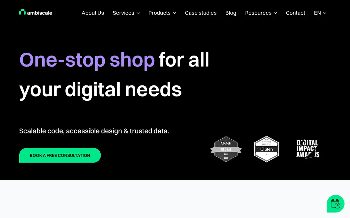 ambiscale homepage