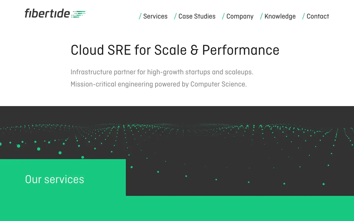 Fibertide homepage