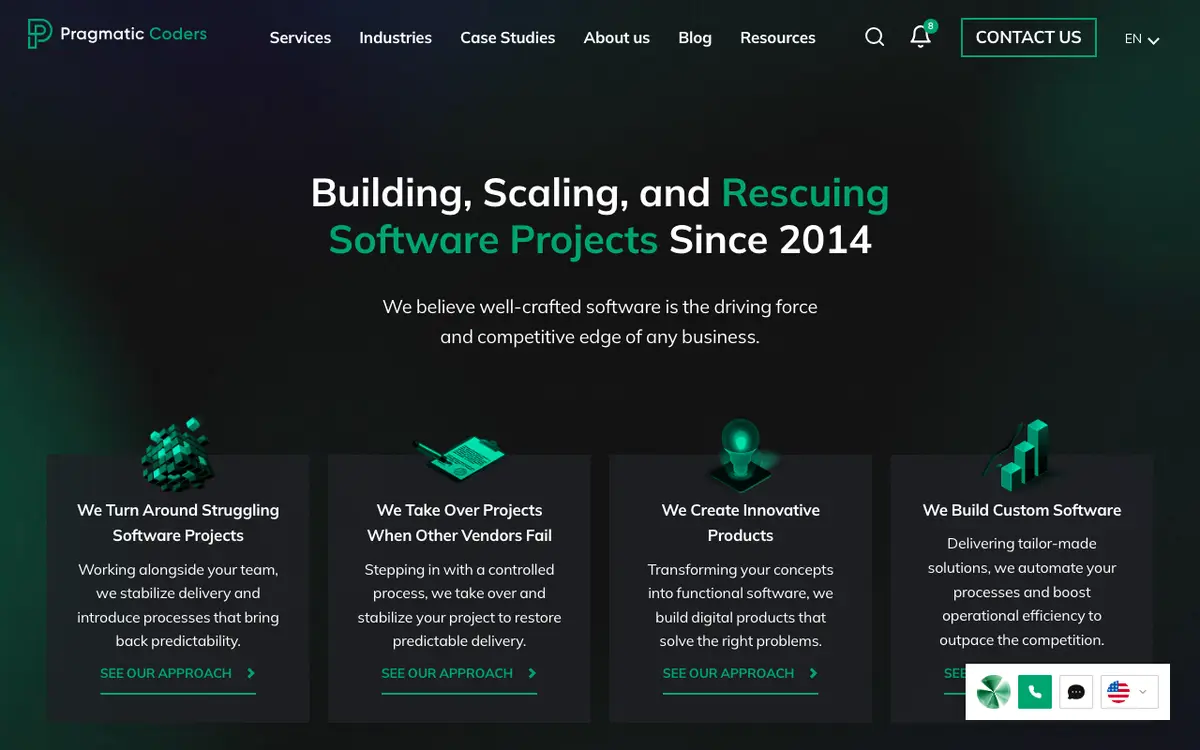 Pragmatic Coders homepage