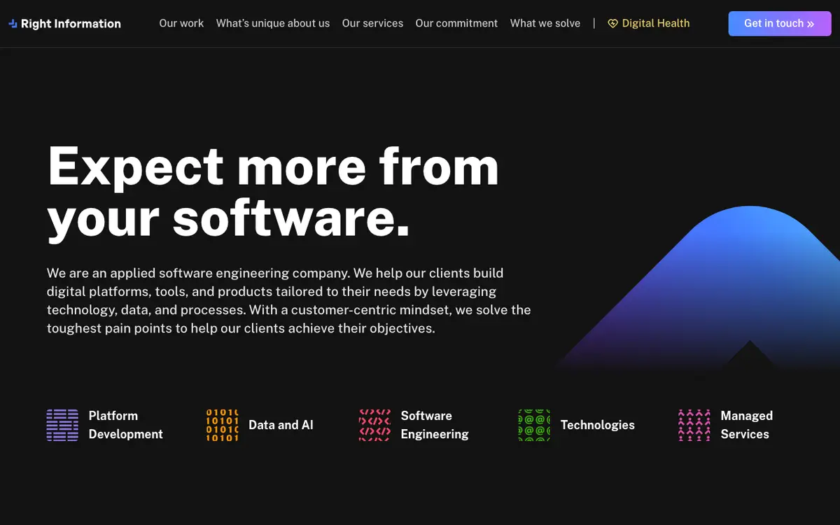 Right Information homepage