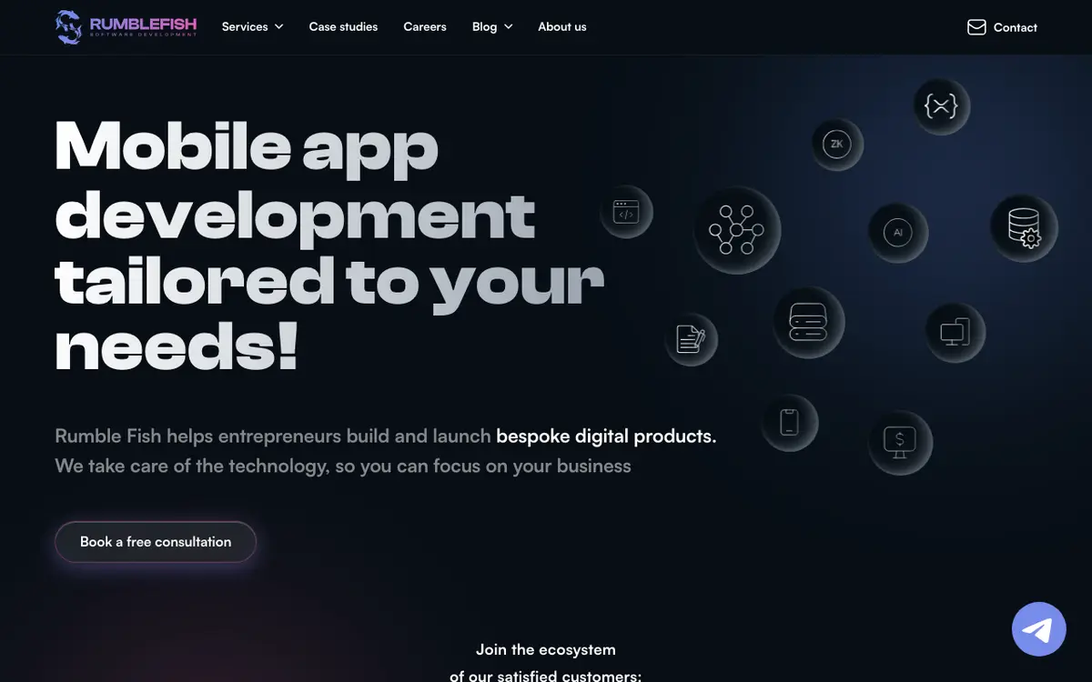 Rumble Fish homepage