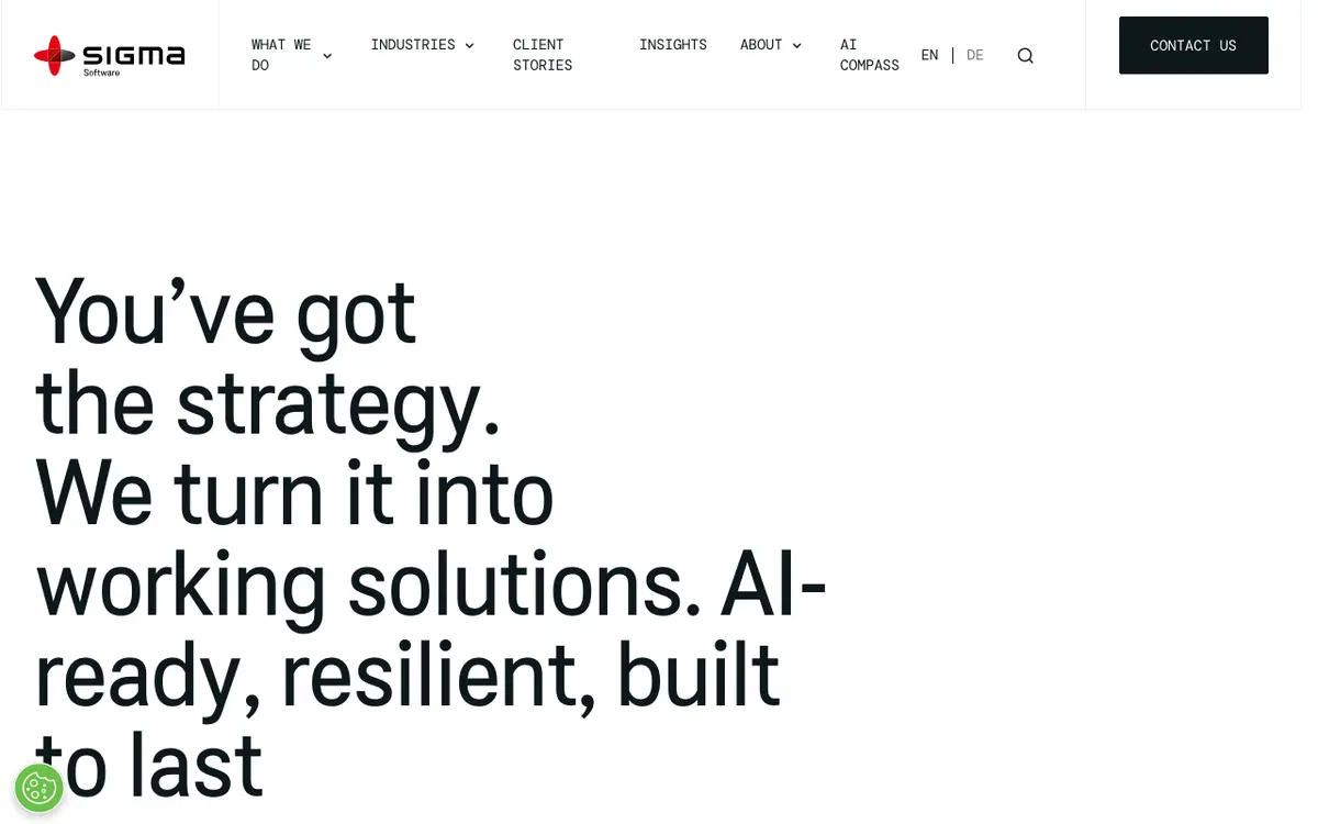 Sigma Software Group homepage
