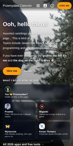 First screen: https://ciunkos.com/
