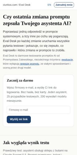 First screen: https://ciunkos.com/testowanie-promptow-ai