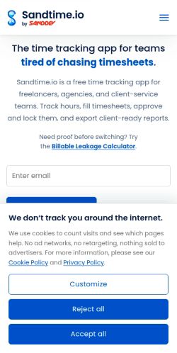First screen: https://sandtime.io/